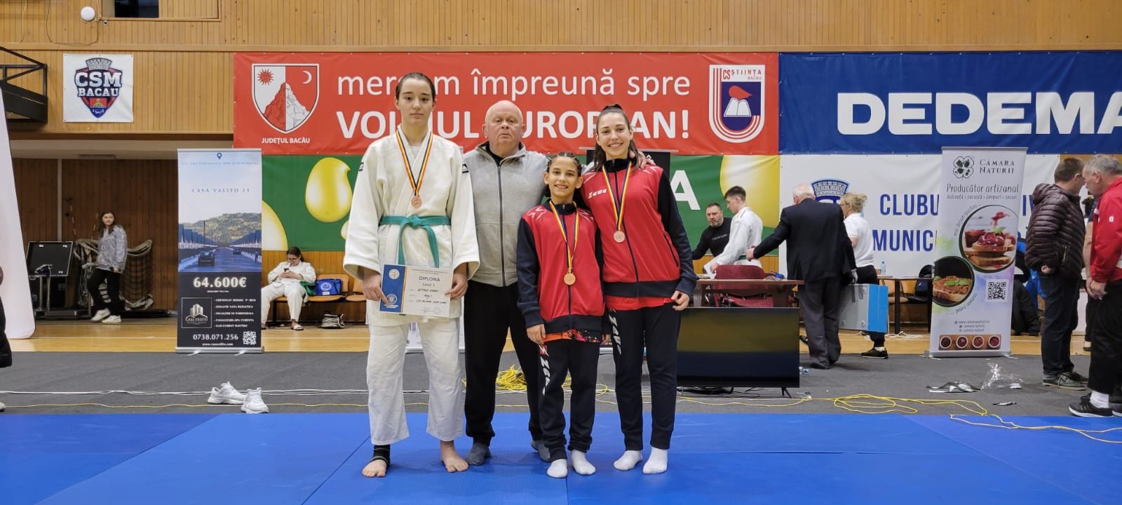 Elevii antrenorului Terely pe podium la CN U14 și U16